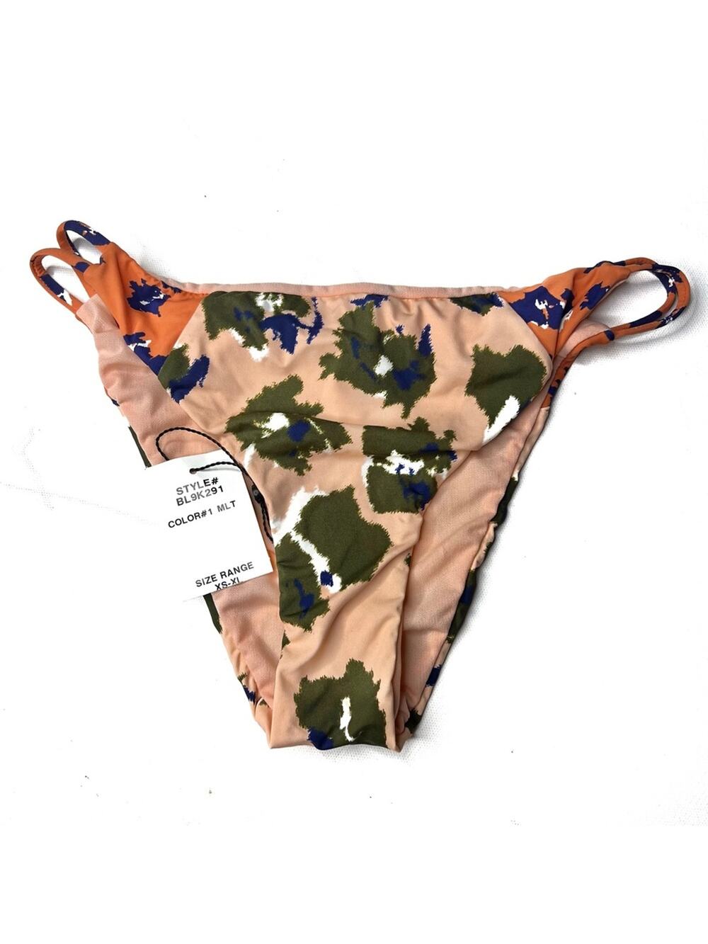 The Bikini Lab Leopard Print Swim Bikini Bottoms